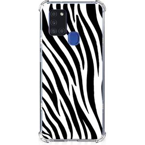 Samsung Galaxy A21s Case Anti-shock Zebra