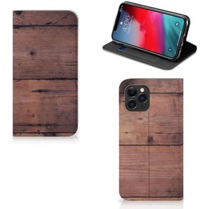 Apple iPhone 11 Pro Book Wallet Case Old Wood