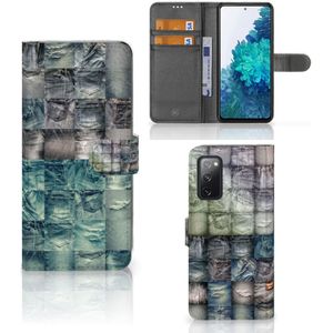 Wallet Case met Pasjes Samsung Galaxy S20 FE Spijkerbroeken