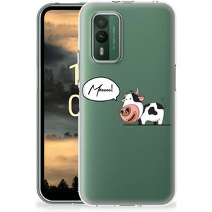 Nokia XR21 Telefoonhoesje met Naam Cow