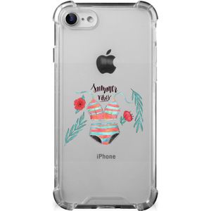 iPhone SE 2022/2020 | iPhone 8/7 Stevig Bumper Hoesje Boho Summer