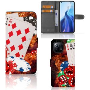 Xiaomi Mi 11 Wallet Case met Pasjes Casino