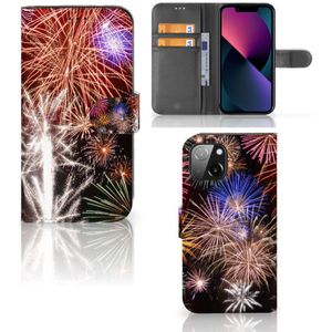 Apple iPhone 13 Wallet Case met Pasjes Vuurwerk