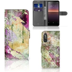 Hoesje Sony Xperia 10 II Letter Painting