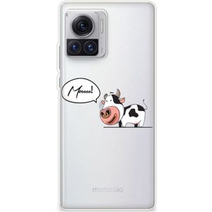 Motorola Moto X30 Pro Telefoonhoesje met Naam Cow