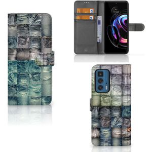 Wallet Case met Pasjes Motorola Edge 20 Pro Spijkerbroeken