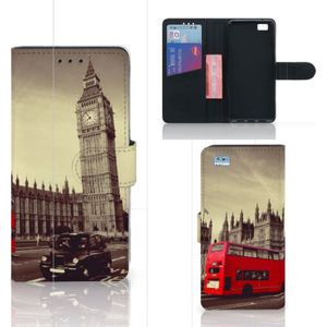 Huawei Ascend P8 Lite Flip Cover Londen