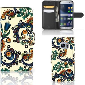 Wallet Case Samsung Galaxy S7 Barok Flower