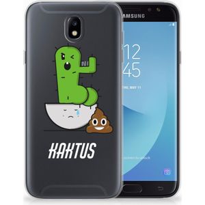 Samsung Galaxy J7 2017 | J7 Pro Telefoonhoesje met Naam Cactus Poo