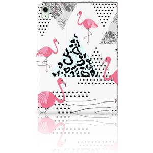 iPad Air (2020/2022) 10.9 inch Flip Case Flamingo Triangle