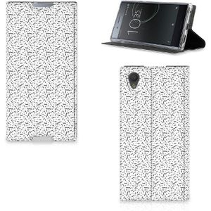 Sony Xperia L1 Hoesje met Magneet Stripes Dots