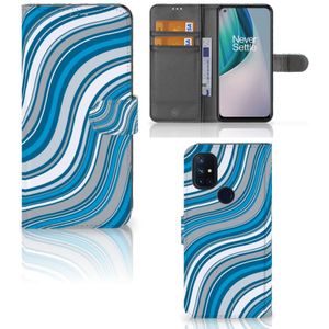 OnePlus Nord N10 Telefoon Hoesje Waves Blue