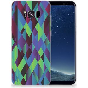 Samsung Galaxy S8 Plus TPU Hoesje Abstract Green Blue