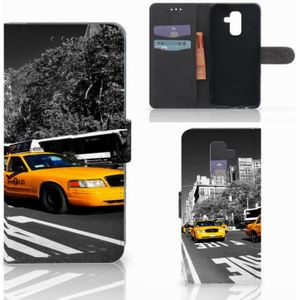 Samsung Galaxy A6 Plus 2018 Flip Cover New York Taxi