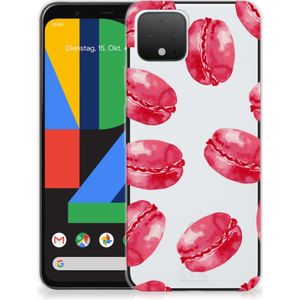 Google Pixel 4 Siliconen Case Pink Macarons