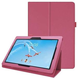 Lenovo Tab E10 Cover Hoes Roze met Standaard
