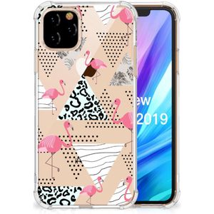 Apple iPhone 11 Pro Case Anti-shock Flamingo Triangle