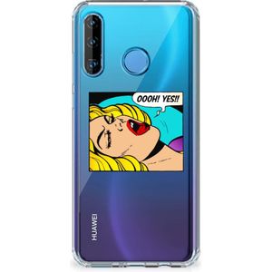 Huawei P30 Lite Anti Shock Bumper Case Popart Oh Yes