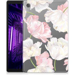 Lenovo Tab M10 HD (2de generatie) Siliconen Hoesje Lovely Flowers