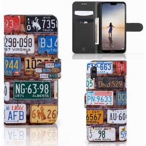 Huawei P20 Lite Telefoonhoesje met foto Kentekenplaten