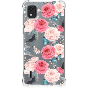 Nokia C2 2nd Edition Case Butterfly Roses