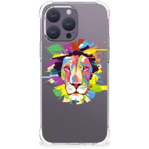 iPhone 15 Pro Max Stevig Bumper Hoesje Lion Color