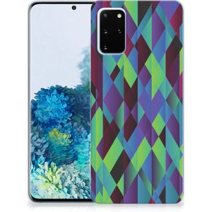 Samsung Galaxy S20 Plus TPU Hoesje Abstract Green Blue