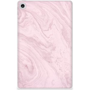 Lenovo Tab M10 Plus (3e generatie) Tablet Back Cover Marble Pink - Origineel Cadeau Vriendin