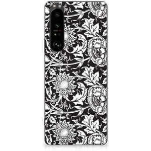 Sony Xperia 1 III TPU Case Black Flowers