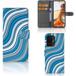 Xiaomi 11T | 11T Pro Telefoon Hoesje Waves Blue