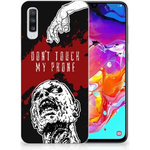 Samsung Galaxy A70 Silicone-hoesje Zombie Blood