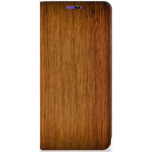 Samsung Galaxy A22 4G | M22 Book Wallet Case Donker Hout