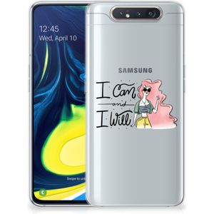 Samsung Galaxy A80 Telefoonhoesje met Naam i Can