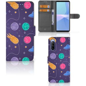 Sony Xperia 10 III Wallet Case met Pasjes Space