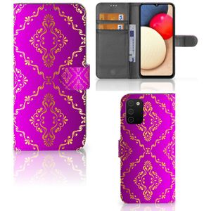 Wallet Case Samsung Galaxy A03s Barok Roze