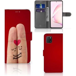 Samsung Note 10 Lite Wallet Case met Pasjes Liefde - Origineel Romantisch Cadeau