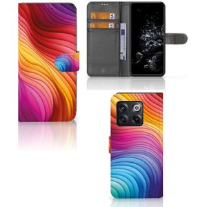 Book Case voor OnePlus 10T Regenboog