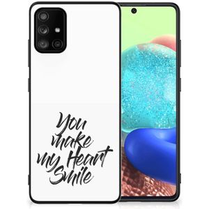 Samsung Galaxy A71 Telefoon Hoesje met tekst Heart Smile