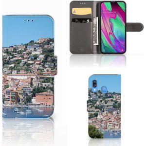 Samsung Galaxy A40 Flip Cover Zuid-Frankrijk