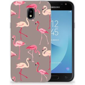Samsung Galaxy J3 2017 TPU Hoesje Flamingo