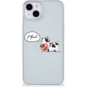 iPhone 15 Telefoonhoesje met Naam Cow
