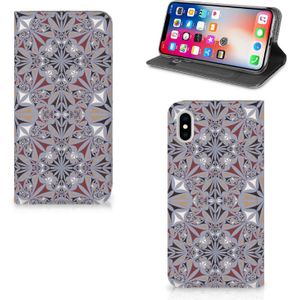 Apple iPhone Xs Max Standcase Flower Tiles