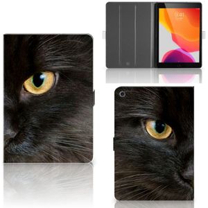 iPad 10.2 2019 | iPad 10.2 2020 | 10.2 2021 Flip Case Zwarte Kat