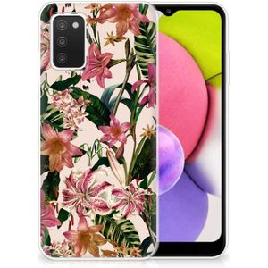 Samsung Galaxy A03S TPU Case Flowers