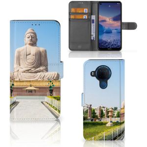 Nokia 5.4 Flip Cover Boeddha