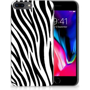 Apple iPhone 7 Plus | 8 Plus TPU Hoesje Zebra