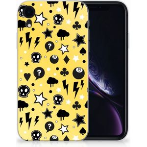 Silicone Back Case Apple iPhone Xr Punk Geel