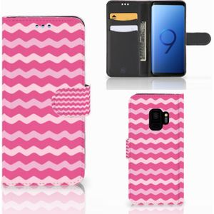 Samsung Galaxy S9 Telefoon Hoesje Waves Pink