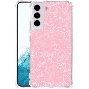 Samsung Galaxy S22 Case White Flowers