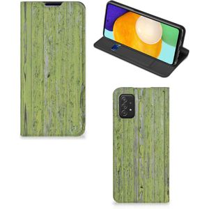 Samsung Galaxy A03s Book Wallet Case Green Wood